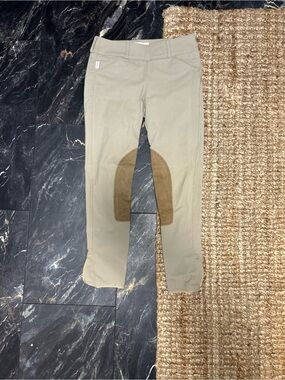 The Tailored Sportsman Tan Trophy Hunter Breeches with zip side 26R